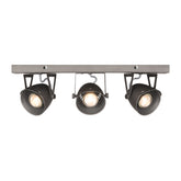 Spot Cap led - Grijs - Metaal - 3 Lichts